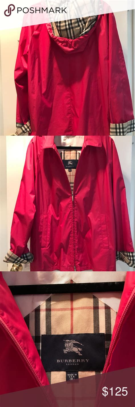 authentic Burberry rain jacket